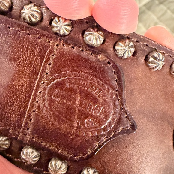 Turquoise and Silver Leather Belt - Picture 10 of 10